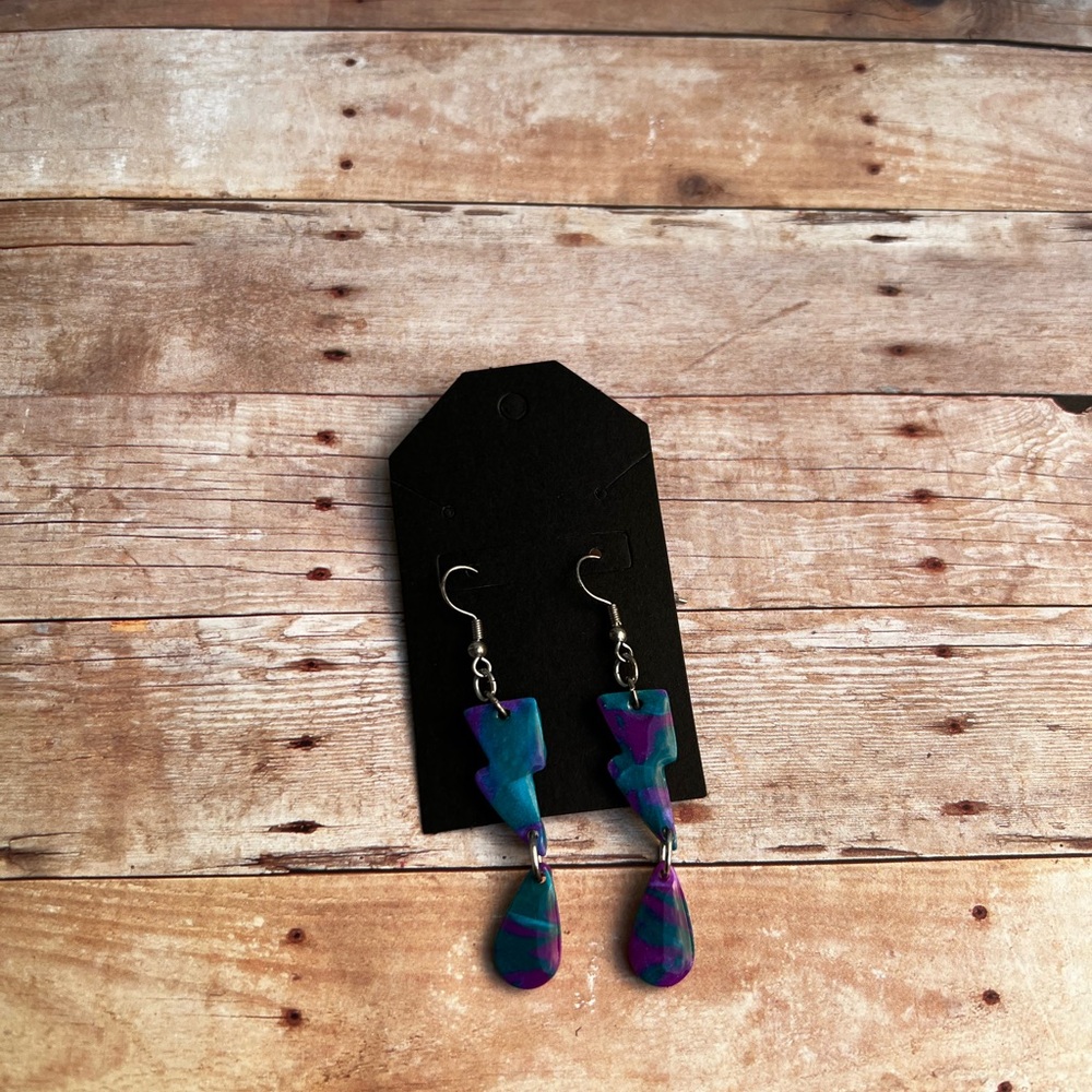 Colorful Abstract Dangle Earrings